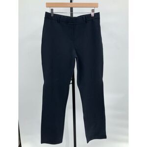 Quince Women Ultra-Stretch Ponte Straight Leg Pants - 30" Pants Navy L